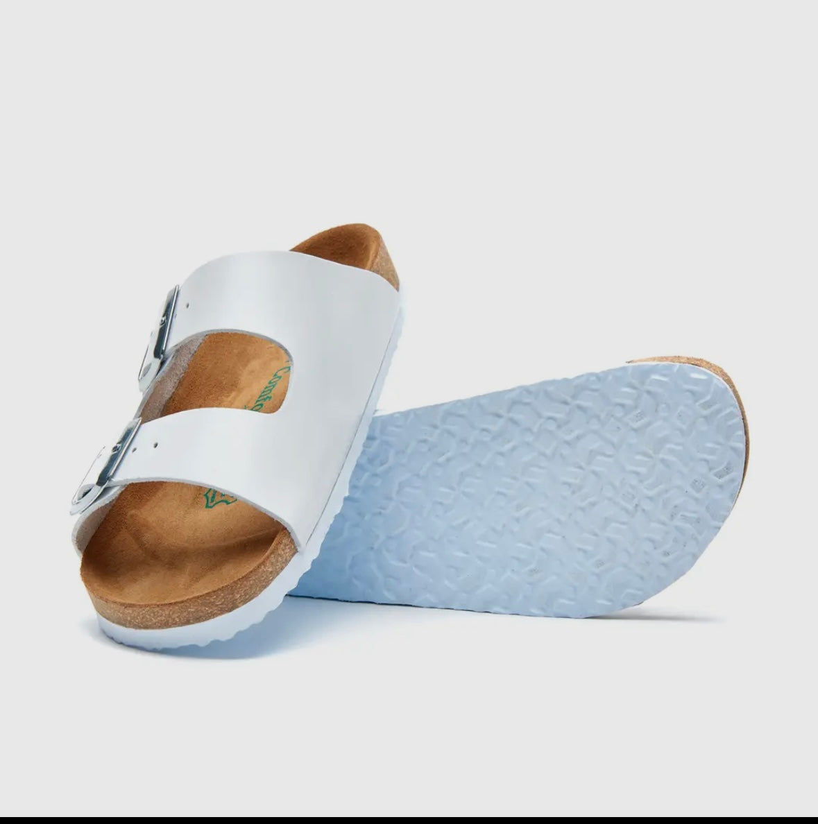 Double Leather Strap Sandals
