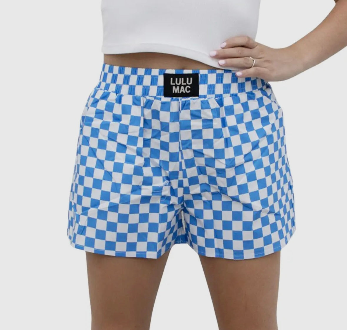 Checkered Boxer Shorts