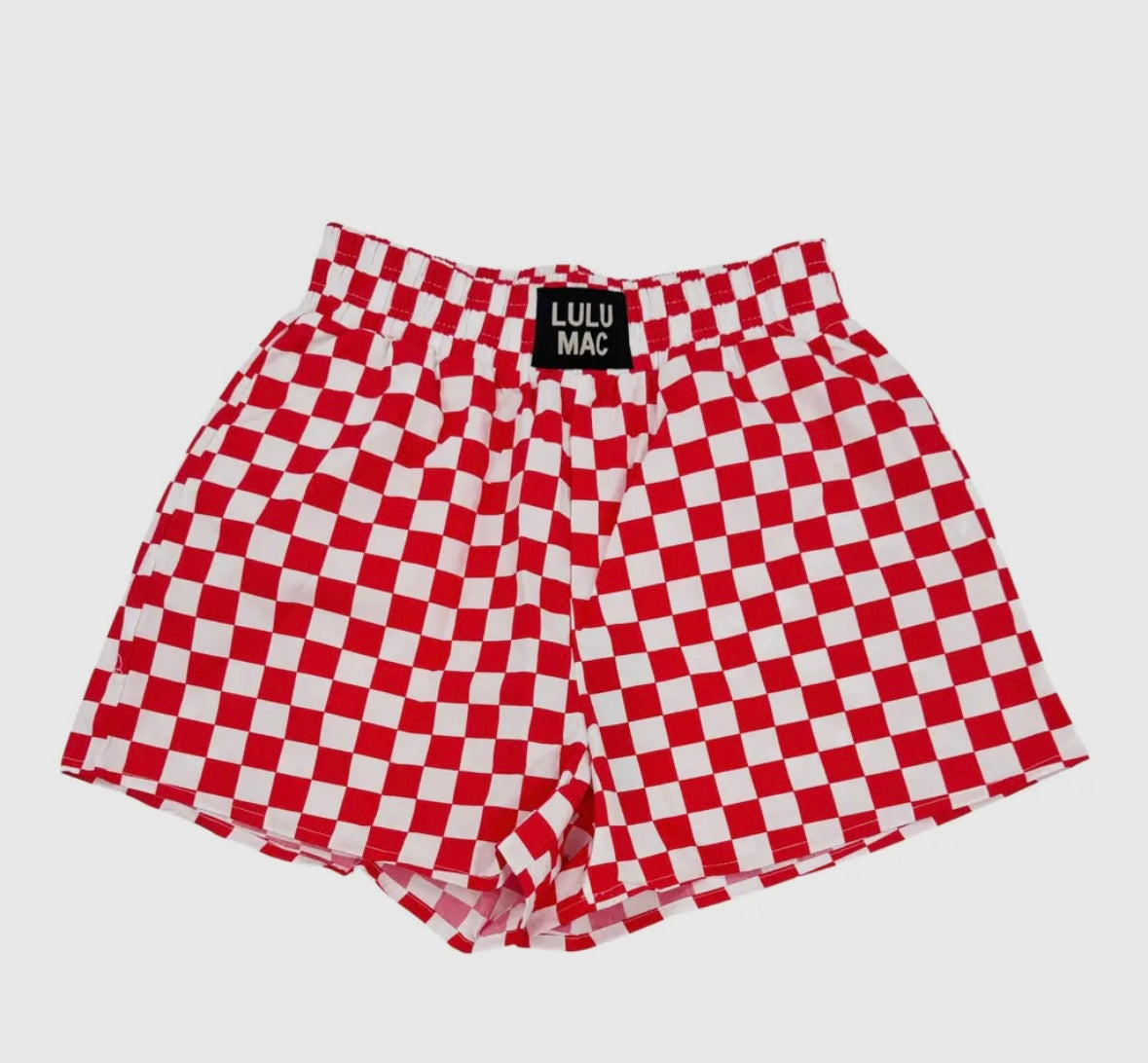 Checkered Boxer Shorts