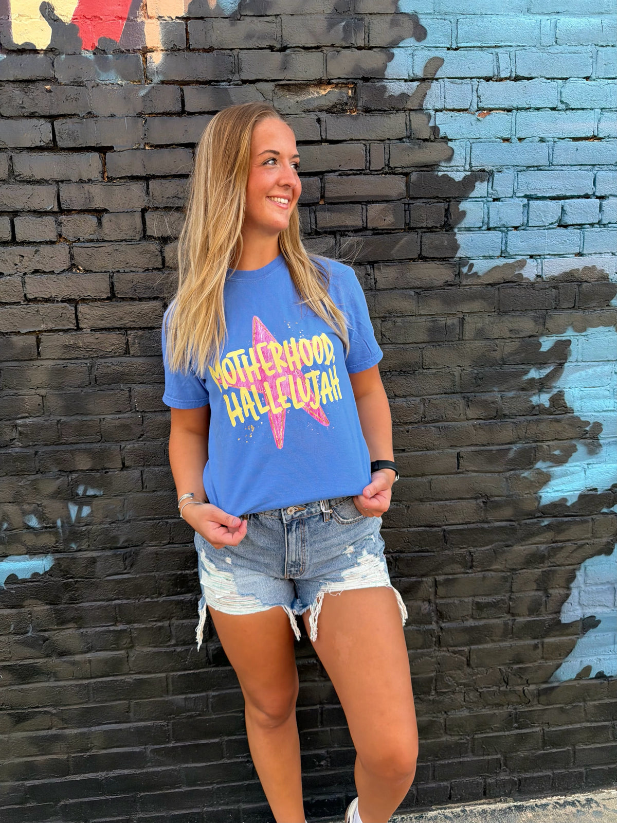 Motherhood Hallelujah Tee