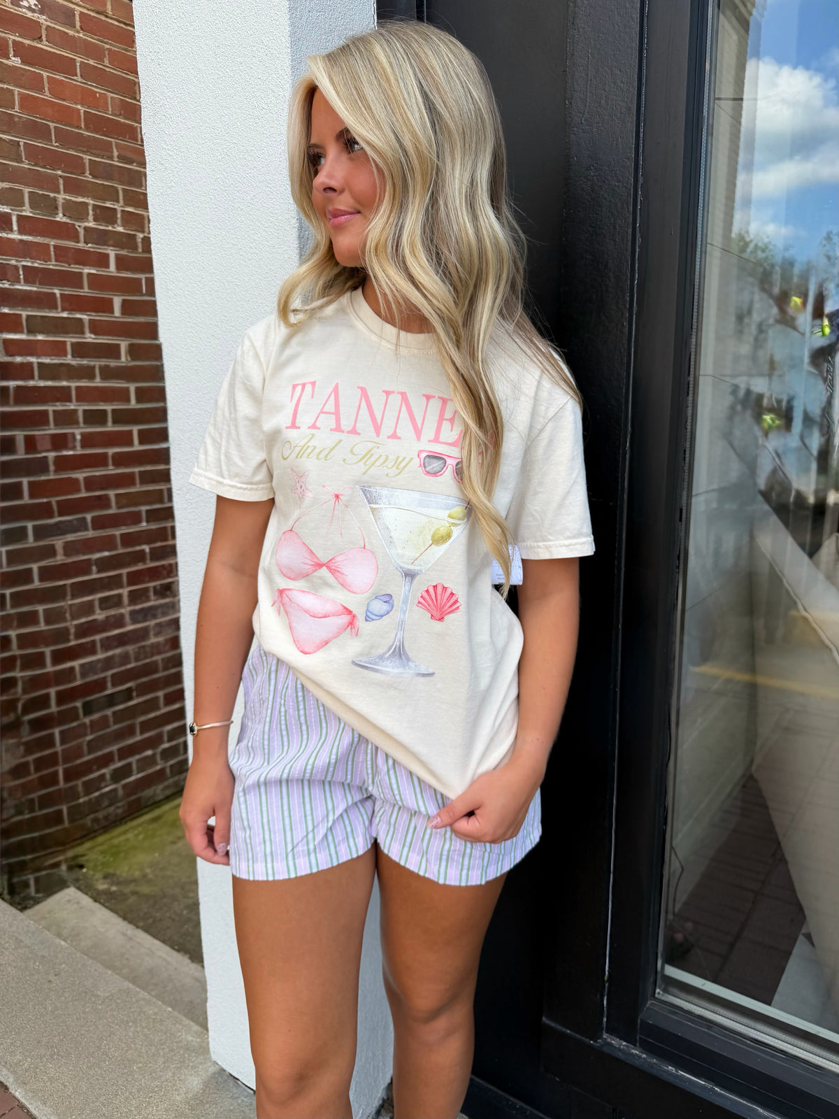 Tanned & Tipsy Tee