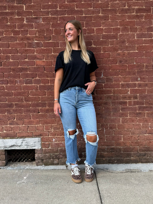Black Basic Tee