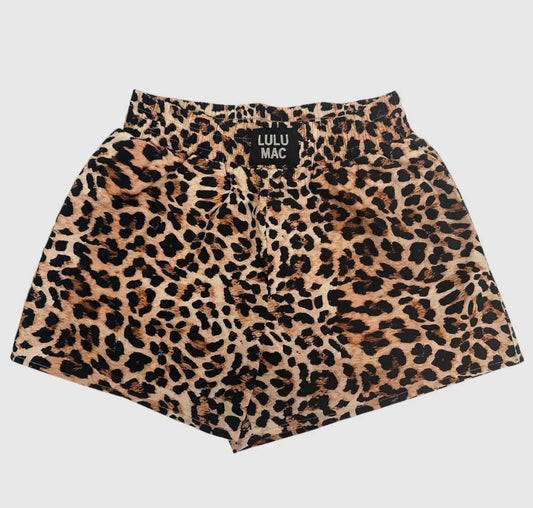 Leopard Lulu Mac Shorts