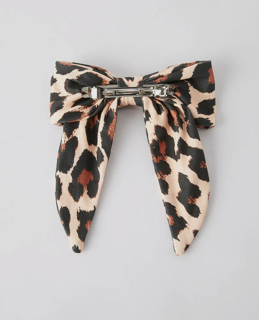 Leopard Print Bow