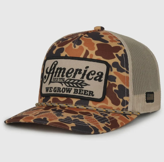 Grow Beer Camo Hat