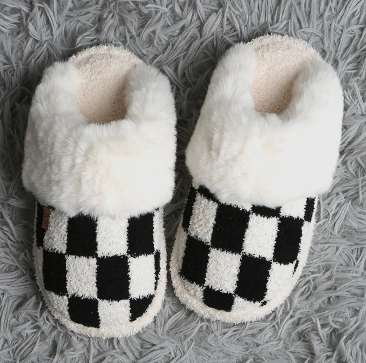 Checkered Luxury Slippers