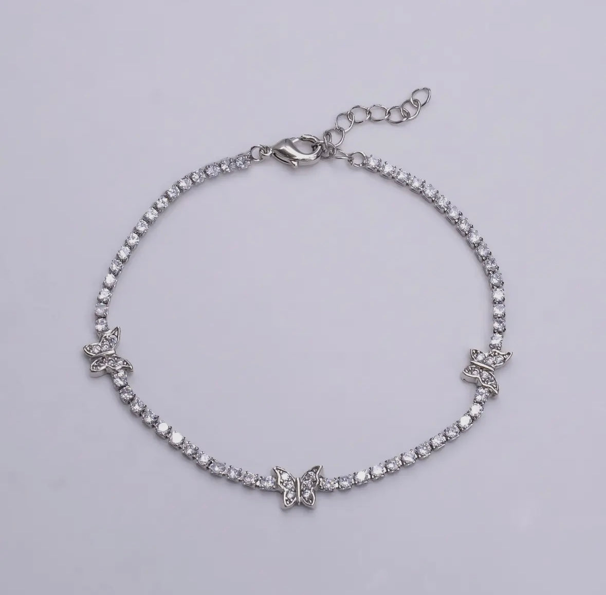 7" Gold Filled Butterfly Bracelet