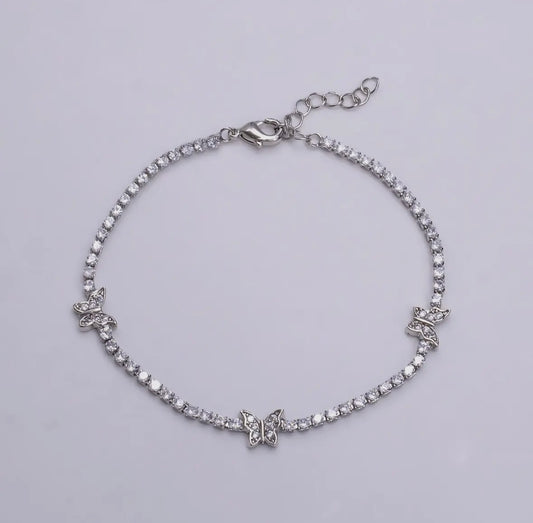 7" Gold Filled Butterfly Bracelet