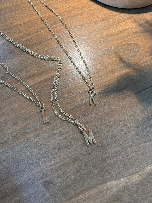 Gold Initial Necklace