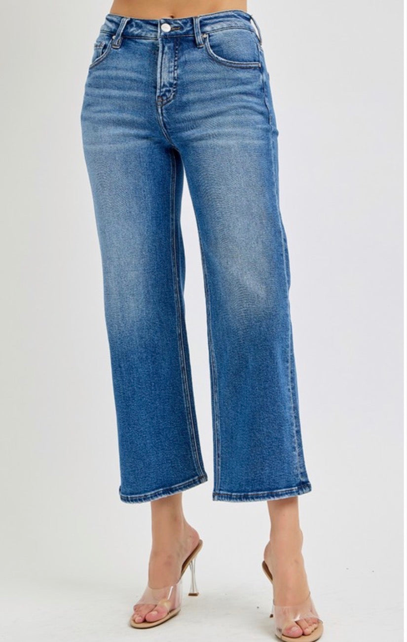 Tummy Control Cropped Jeans