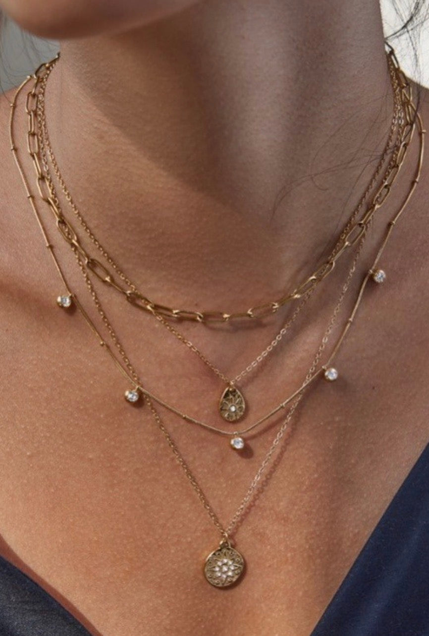 Stacked Charm Necklace