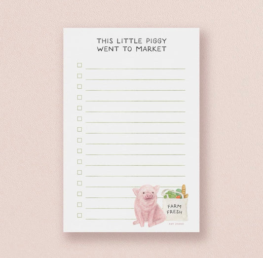 This Little Piggy Notepad