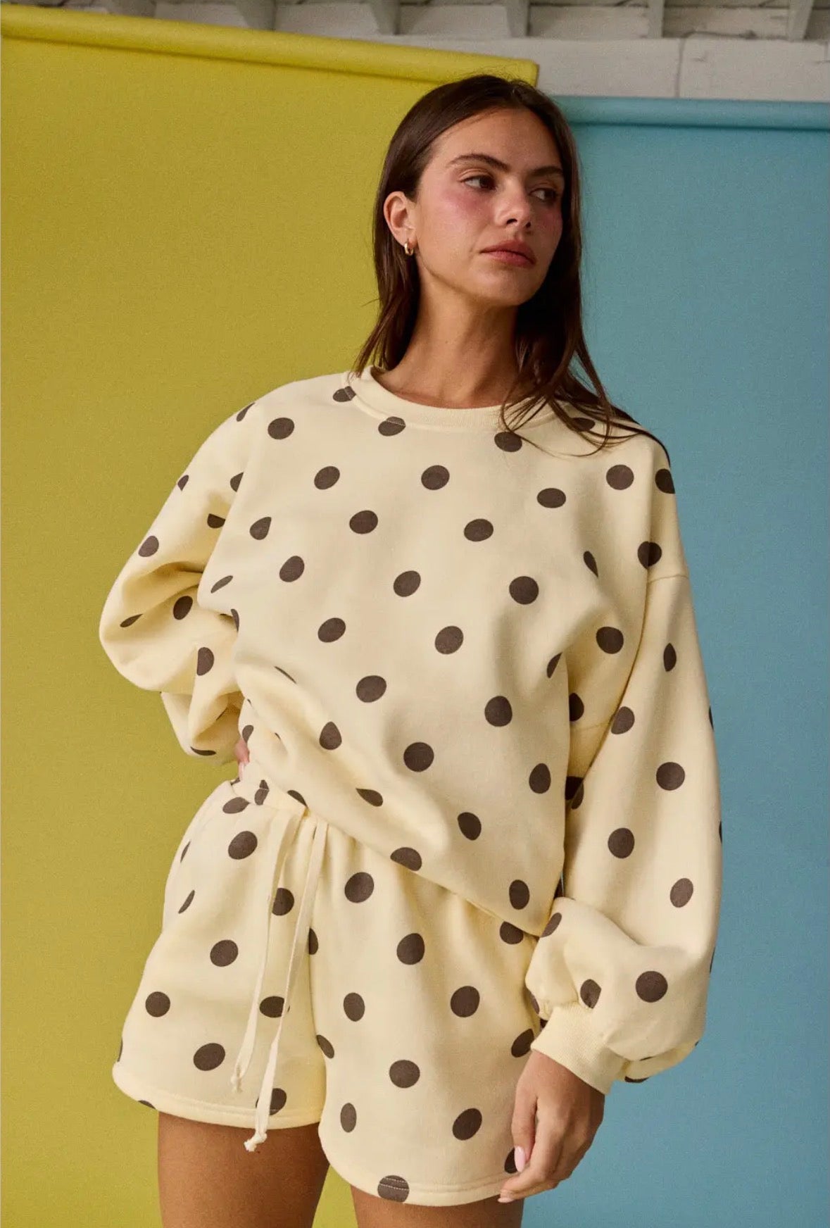 Polka Dot Fleece Set