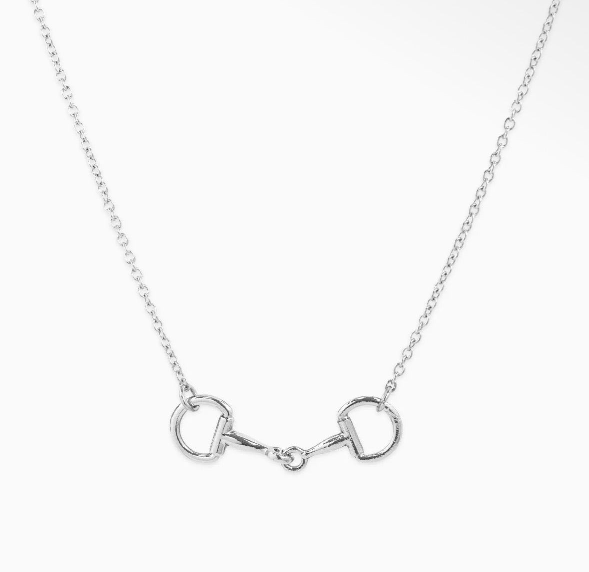 Double Horsebit Necklace
